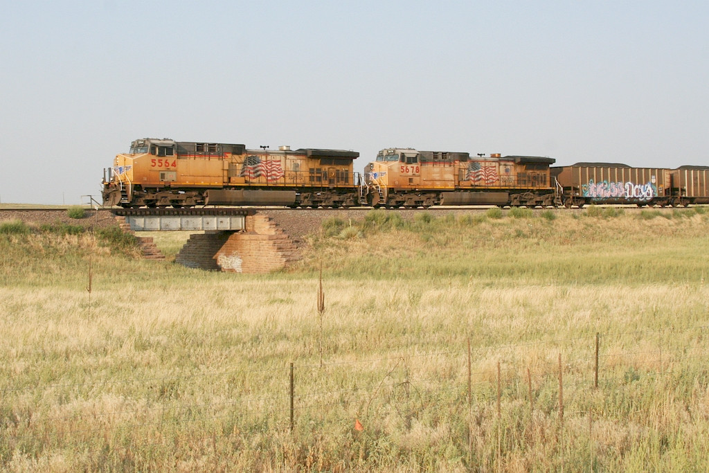 UP EB loaded coal train